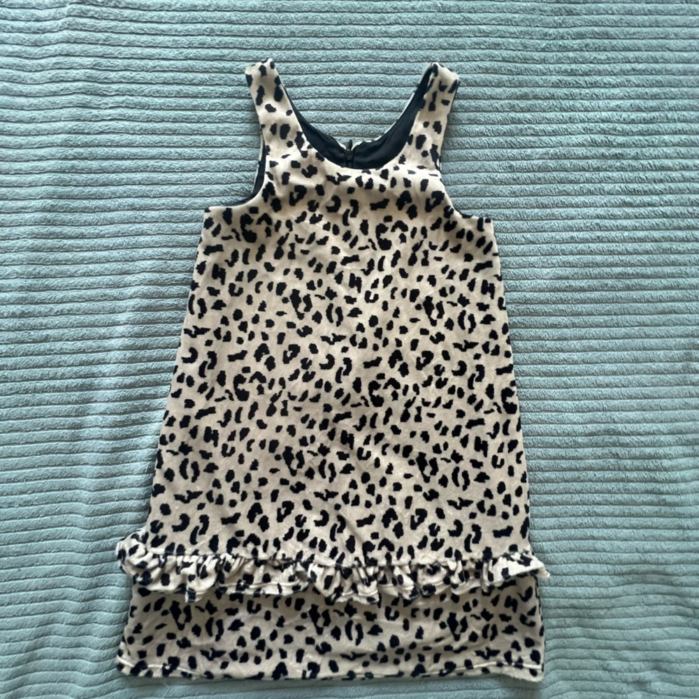 Pippa & Julie Black and Cream Animal Print Dress